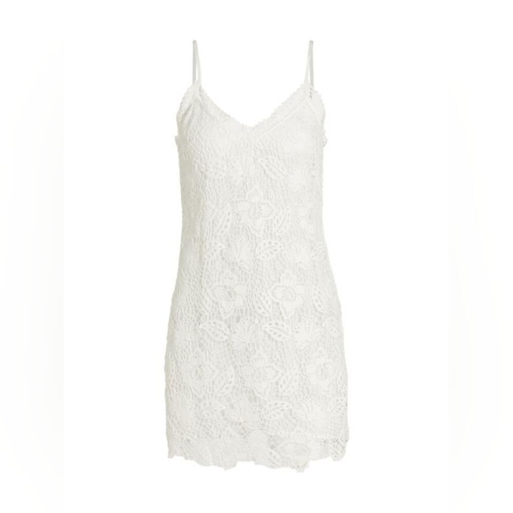 NWT Rag & Bone Aleah Crochet Lace Mini Dress Floral Strap Sz 2 - Picture 6 of 7